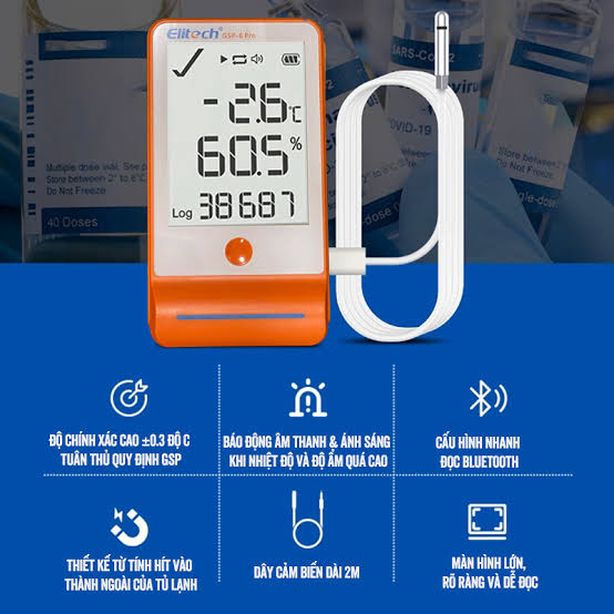 Hướng dẫn sử dụng máy ghi nhiệt độ, độ ẩm Elitech GSP-6Pro